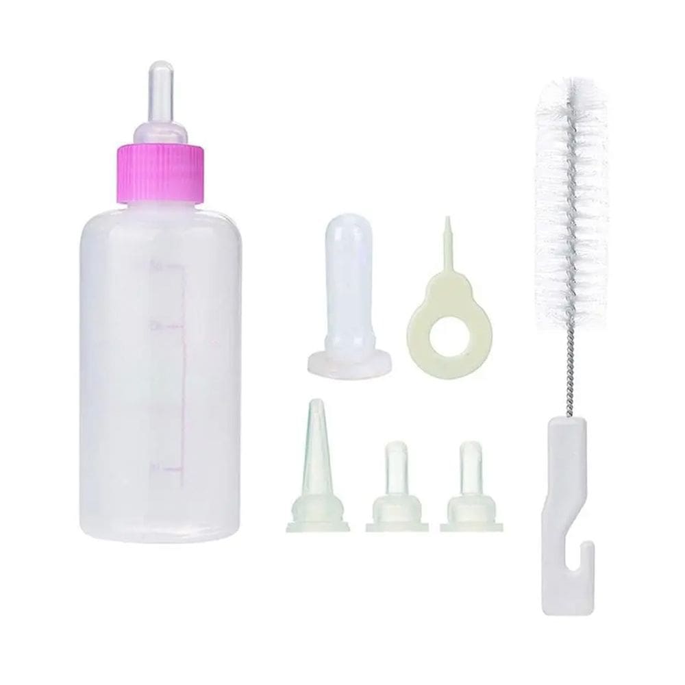 Mamadeira Gato Cao Pet Cachorro Filhote Amamentaçao 60ml Acessorios Animal de Estimaçao Resistente Seguro Higienico