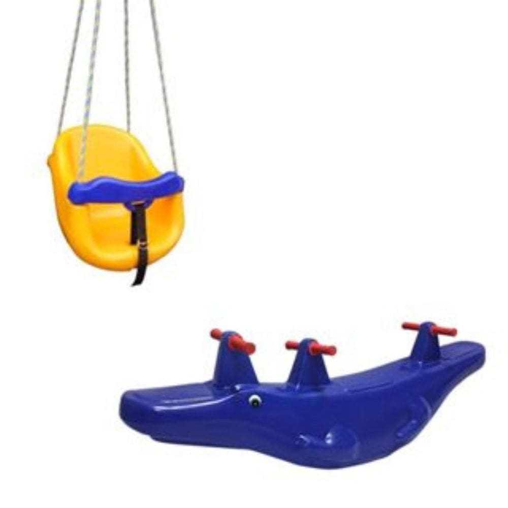 Kit Playground Crocodilo e Balanço BB – Diversão Garantida para Crianças ao Ar Livre