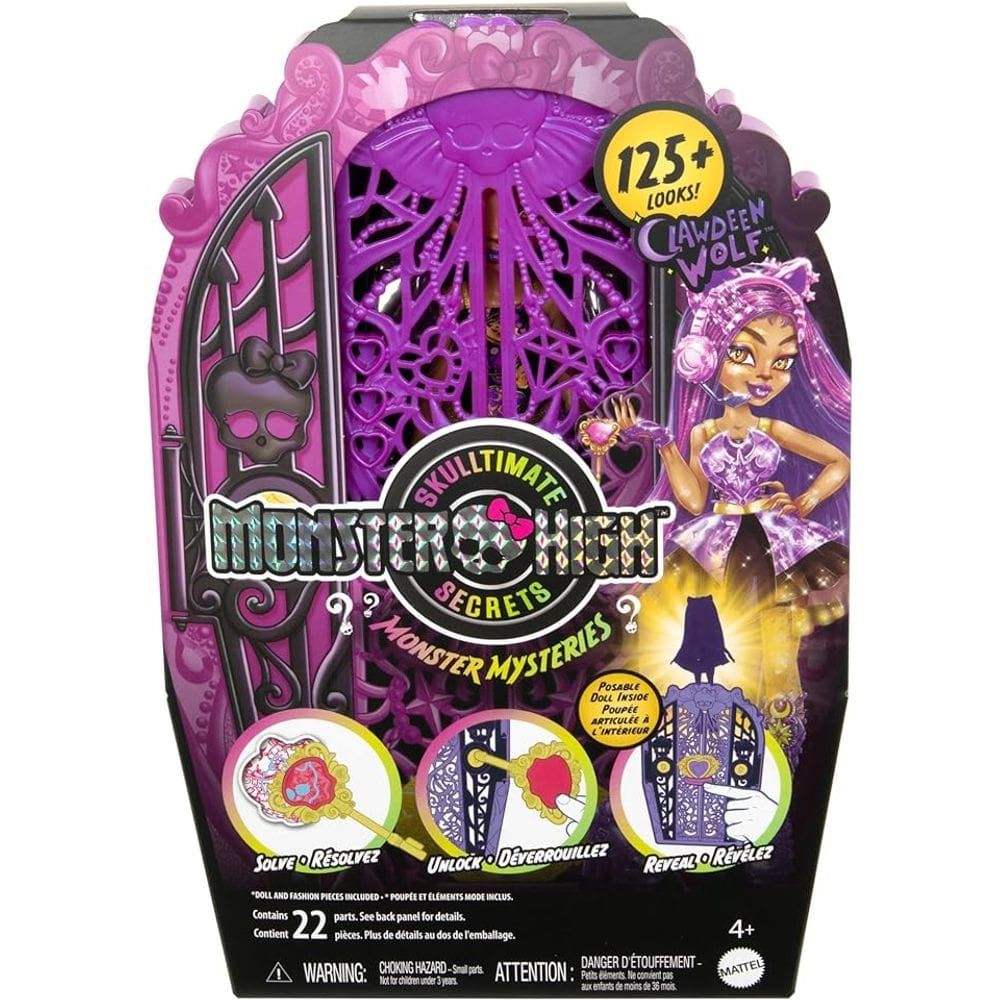 Boneca Monster High -  Armario e Clawdeen Skulltimate Secrets Modas MATTEL