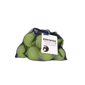 Bolas de tênis GAMMA Sports Pressureless, pacote com 10 bolsas
