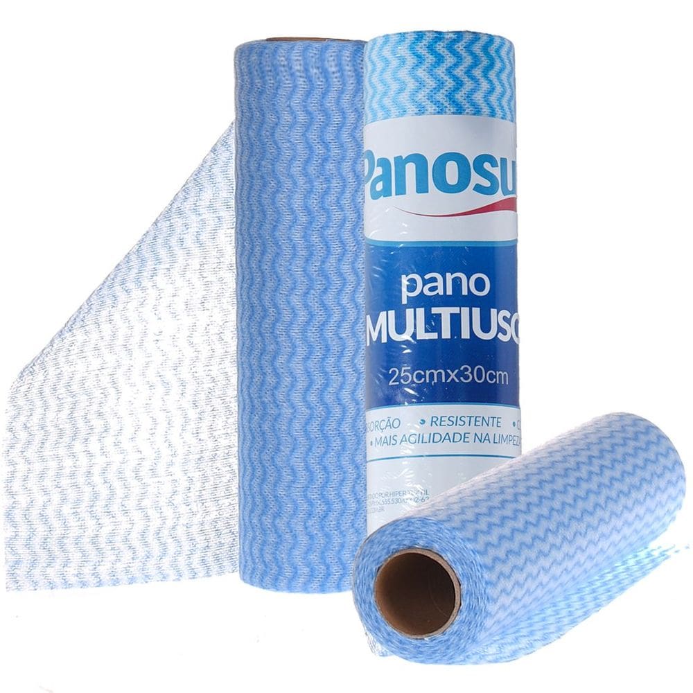 Rolo Pano Multiuso 30 Pçs Alta Absorção e Resistente 25x30cm