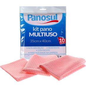 Kit 10 Pano Multiuso Alta Absorção e Resistente 35x40cm