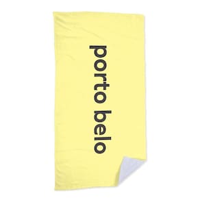 Toalha De Praia - Praia De Porto Belo Amarelo