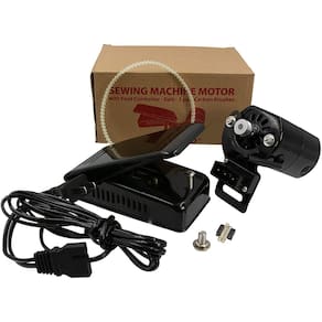 Motor  p/ máquina Doméstica Universal -Singer etc Preto 220V