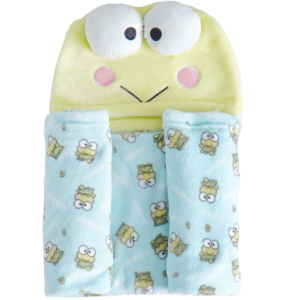 Manta com Capuz Coral Fleece Turma da Hello Kitty 75x90cm