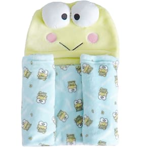 Manta com Capuz Coral Fleece Turma da Hello Kitty 75x90cm