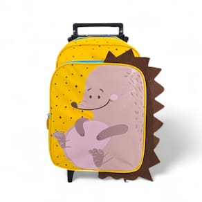 Mochila media escolar passeio rodinha bichinho animais zoo