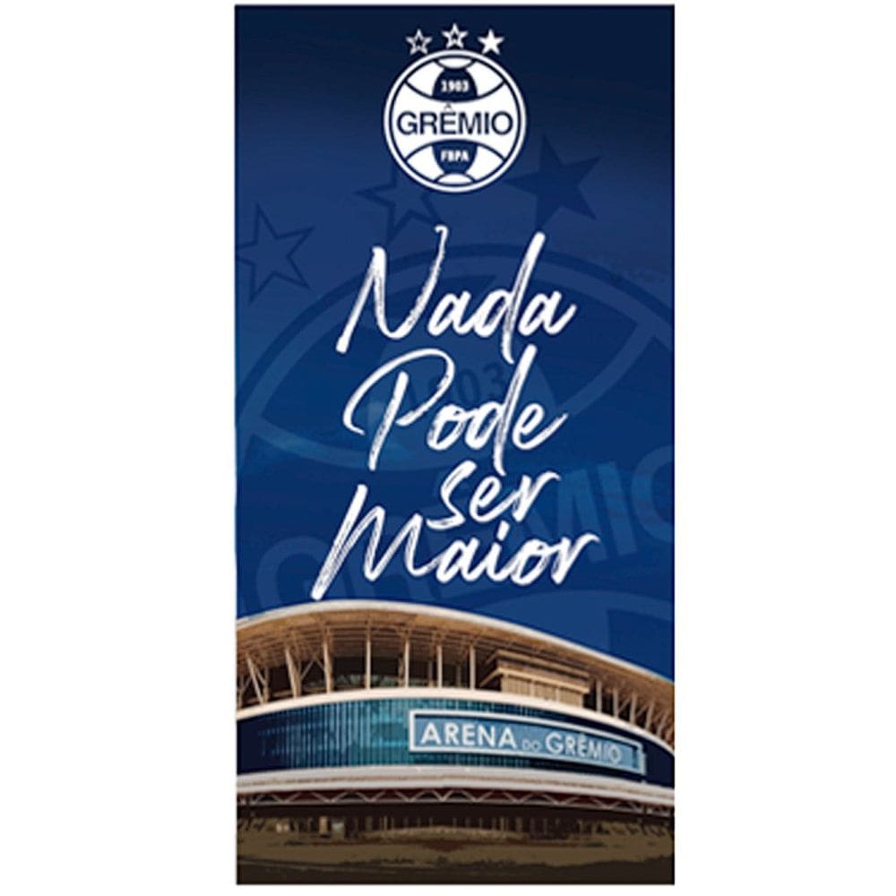 Toalha de Praia Times de Futebol Grêmio 70x140cm