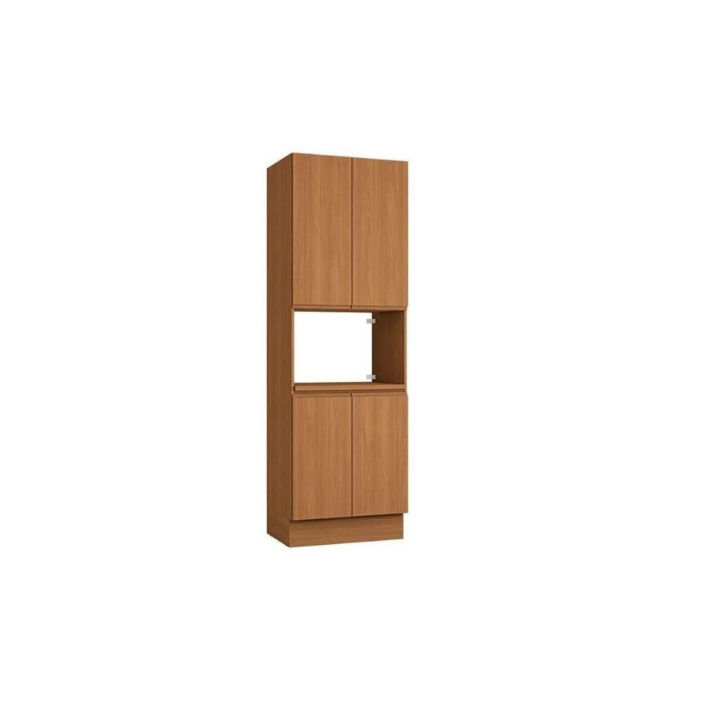 Paneleiro De Cozinha Modulado Ciela R629 C- 4 Portas E 1 Nicho P- Forno 70x220cm Canela - Kappesberg