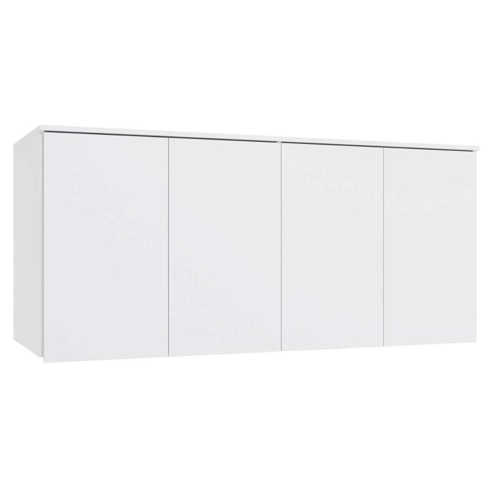 Armário Ponte Modulado Aéreo Casal N542 Adapt C- 4 Portas Branco - Kappesberg