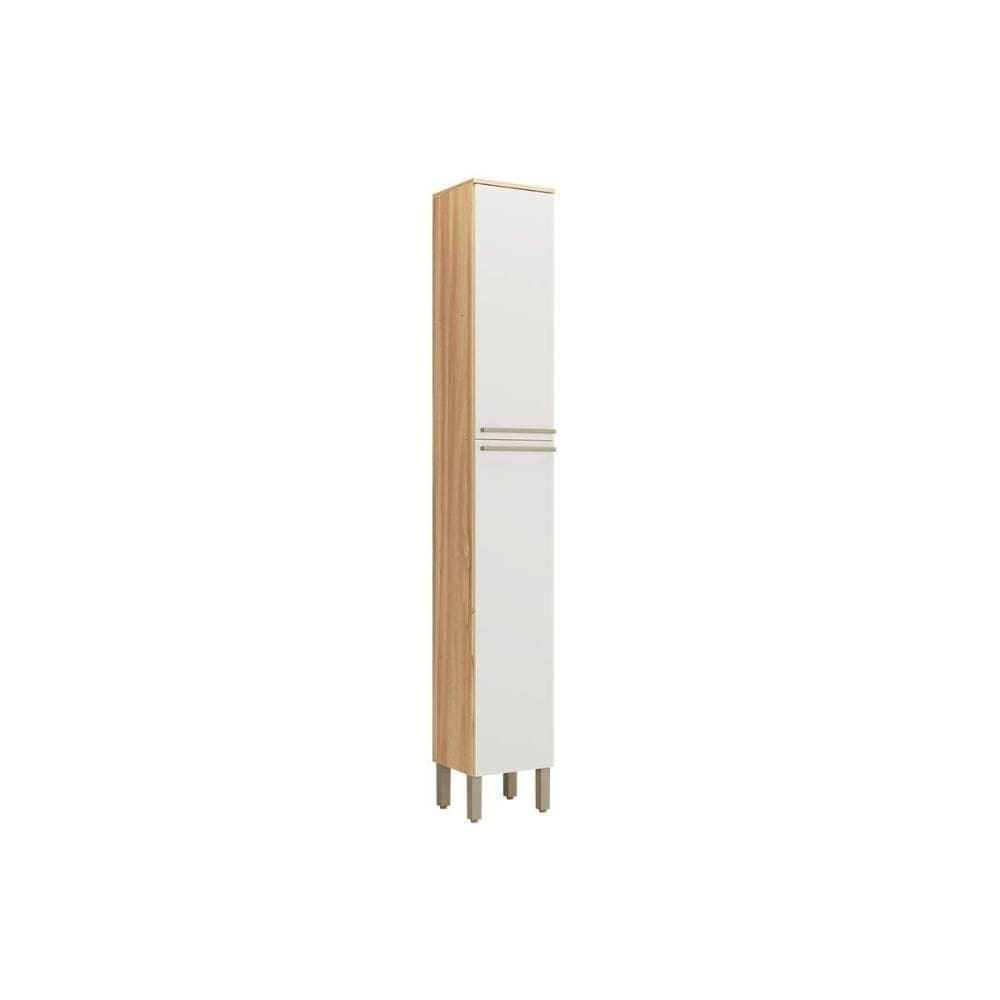 Módulo Cozinha Ronipa Nápoli  Paneleiro C- 2 Portas 34x222cm Amendoa-off White-ronipa