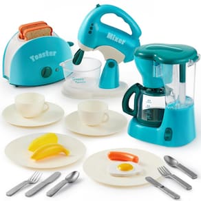 Conjunto de brinquedos para utensílios de cozinha Pretend Play Joyin Play Blue