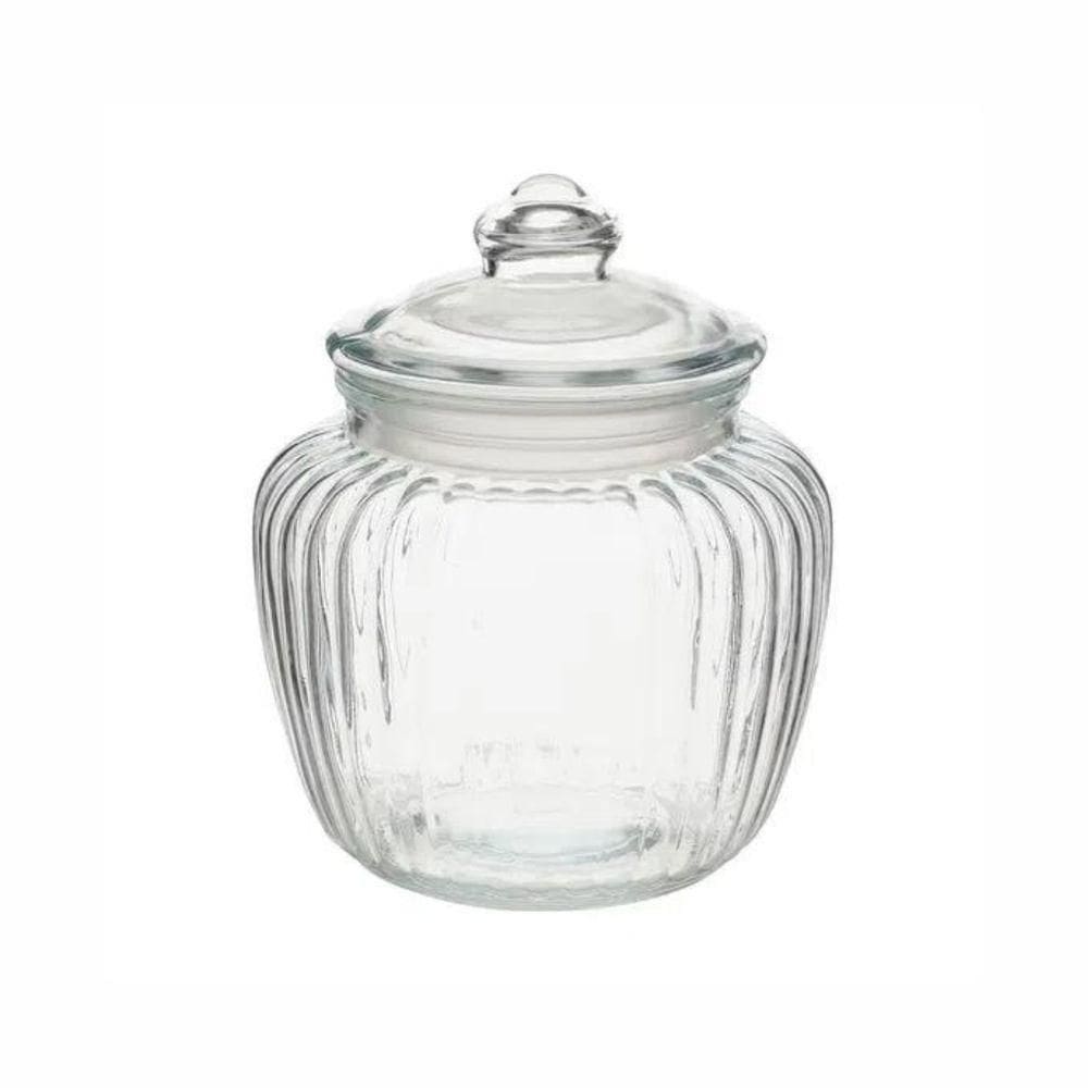 Porta Mantimentos Em Vidro Pietra 1,4l Dynasty