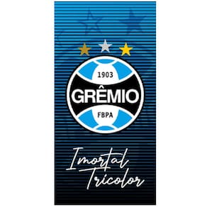 Toalha de Praia Times de Futebol Grêmio 70x140cm