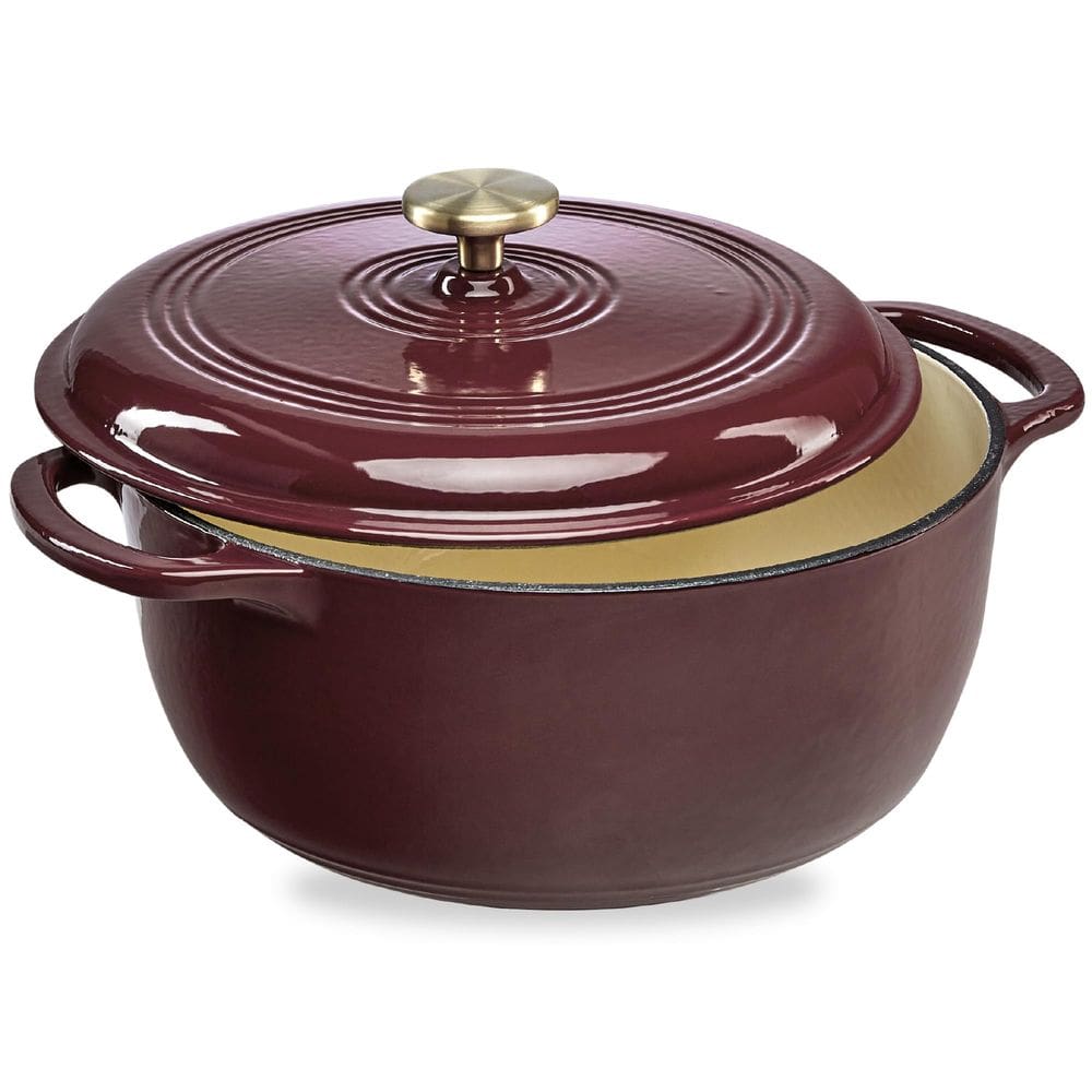 Forno holandês Best Choice Products Cabernet de ferro fundido esmaltado 6L