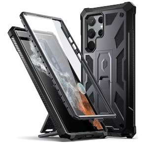 Capa Poetic Spartan compatível com Galaxy S22 Ultra 5G de 6,8"