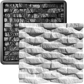 Forma 3D Gesso e Cimento ABS - Dunas pedra 30x30
