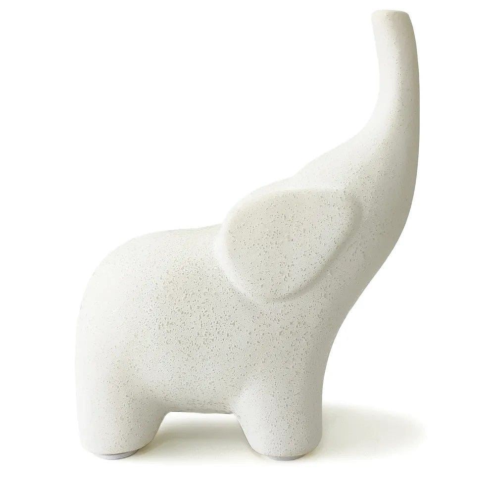 Escultura Elefante Em Ceramica Grande
