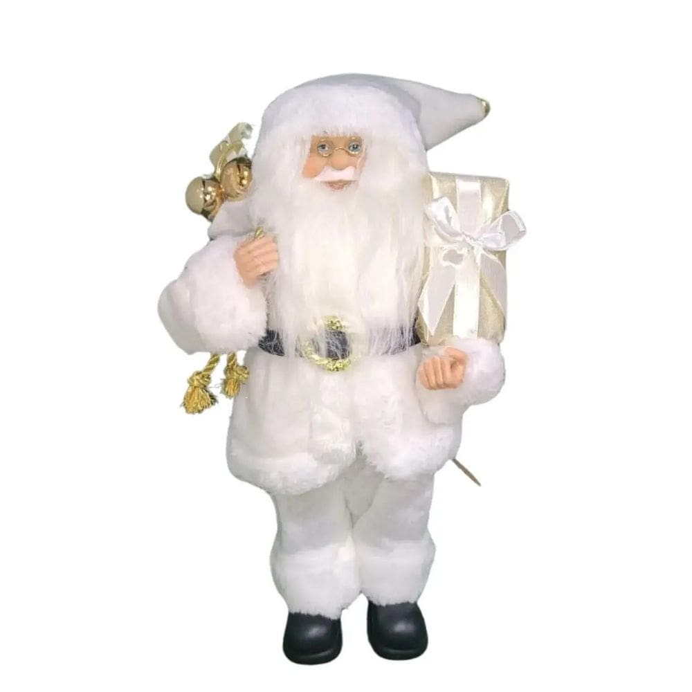 Adorno Papai Noel 30Cm Branco