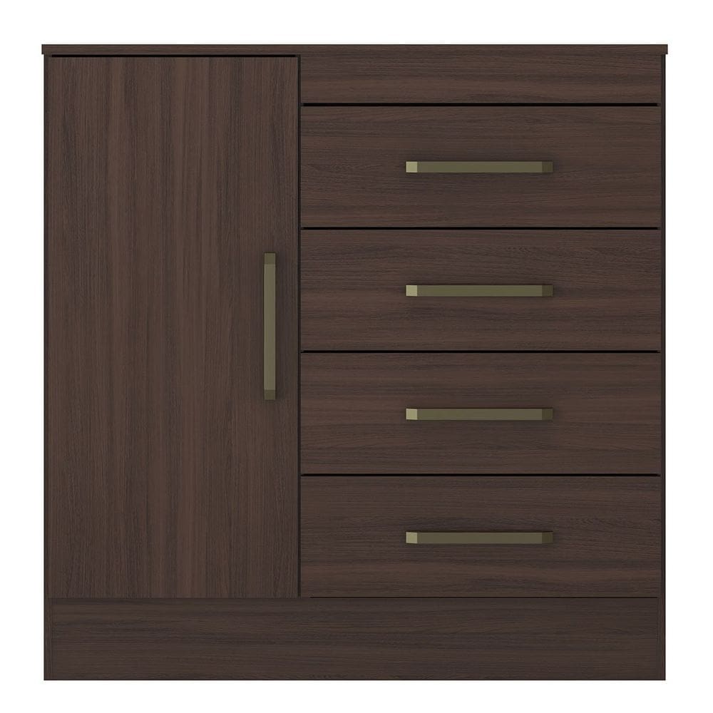 Cômoda Sapateira 1 Porta 4 Gavetas Uruguai
