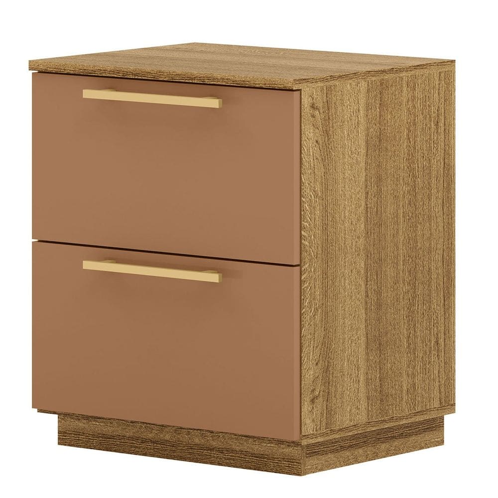 Mesa de Cabeceira 2 Gavetas MDP Debai