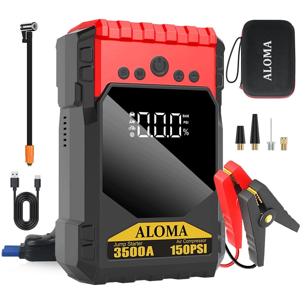 Bateria Jumper Starter Paloma Portable 12V 3500A 150PSI