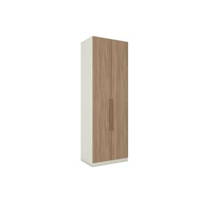 Módulo de Quarto Solteiro Guarda Roupa c/ 2 Portas MC08 Seletto Areia/Jequitibá - Henn