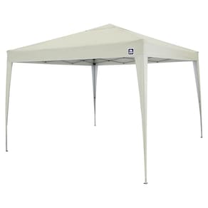 Tenda Gazebo BEL Dobrável 3m x 3m Poliéster Bege 331500