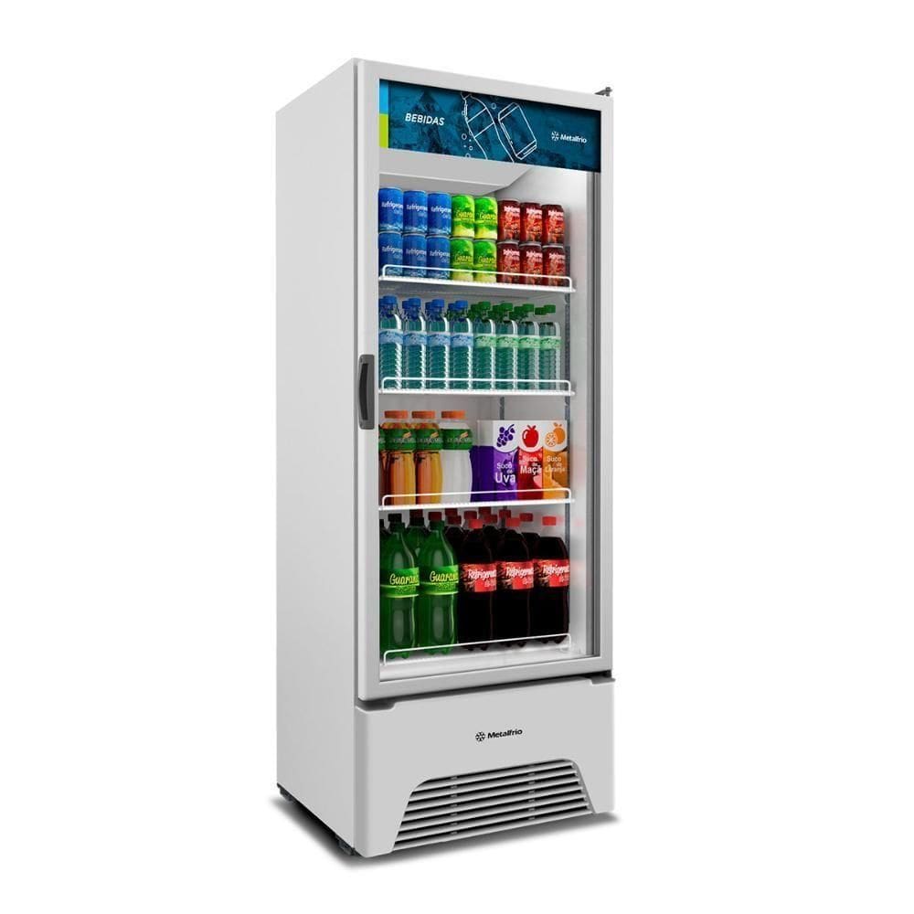 Refrigerador Expositor Vertical Bebidas 127v Vb52ah Optima Branca 497 Litros - Metalfrio 127v