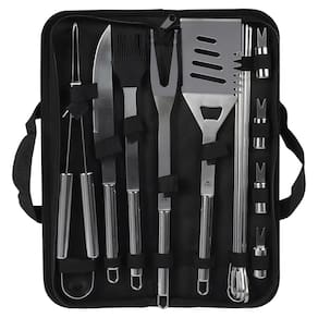 Kit Churrasco BEL Inox Premium 16 Peças com Estojo 256600
