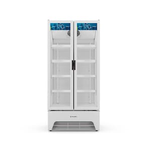 Expositor Vertical Porta Dupla Slim Metalfrio VB70 Optima 752 Litros Branco 127V