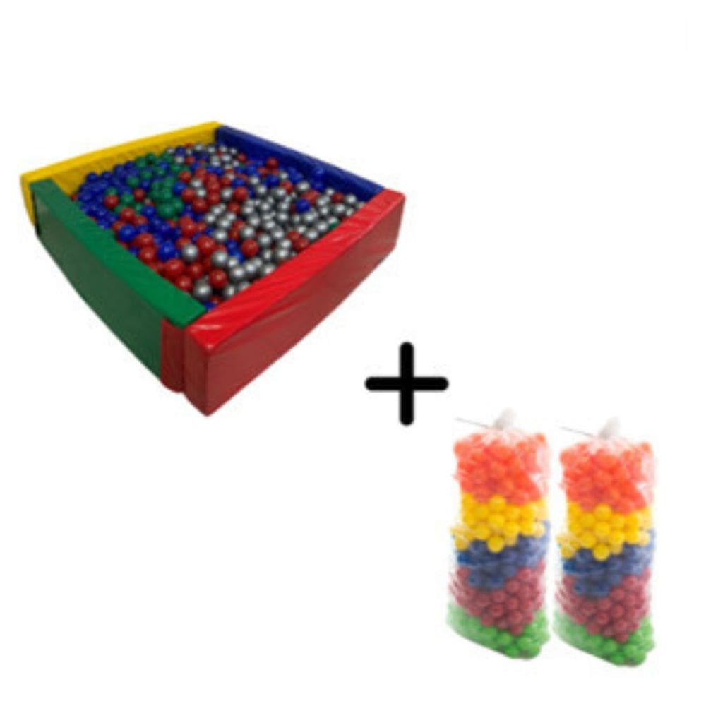 Piscina de Bolinhas 1,20m com 200 Bolas de 76mm – Resistência e Diversão Garantidas