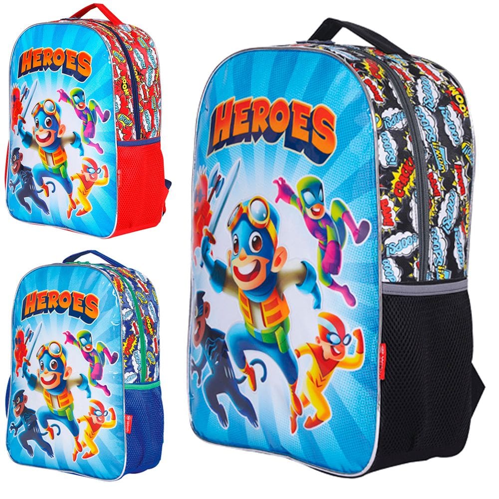 Mochila Escolar Infantil HEROES