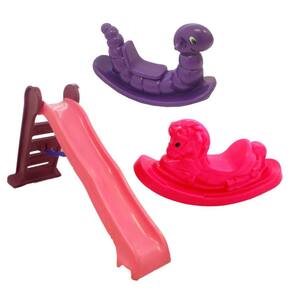 Kit Playground Infantil: Escorregador Grande, Nhoca e Cavalo – Diversão Garantida