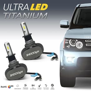 Par Lâmpadas H3 Farol Milha Meriva Ultra Led Titanium 10000 Lumens Forte Branco Efeito Xenon 2002 2003 2004 2005 2006 2007
