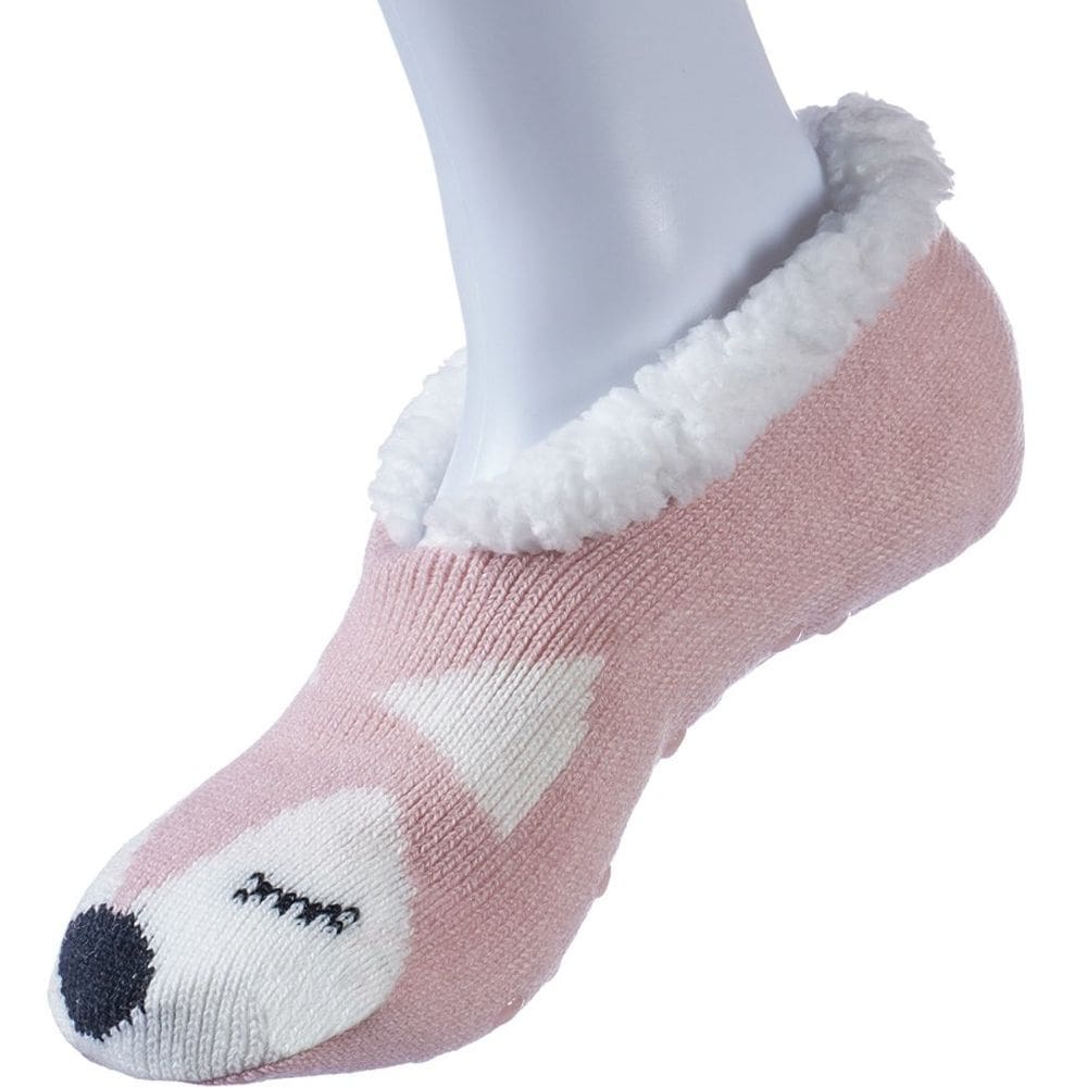 Pantufa Sapatilha com Sherpa Antiderrapante