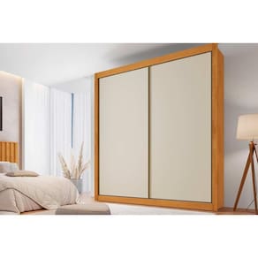 Guarda Roupa Casal 2 Portas e 4 Gavetas Zurique Flex Peroba/Peroba ou Off White - Europa