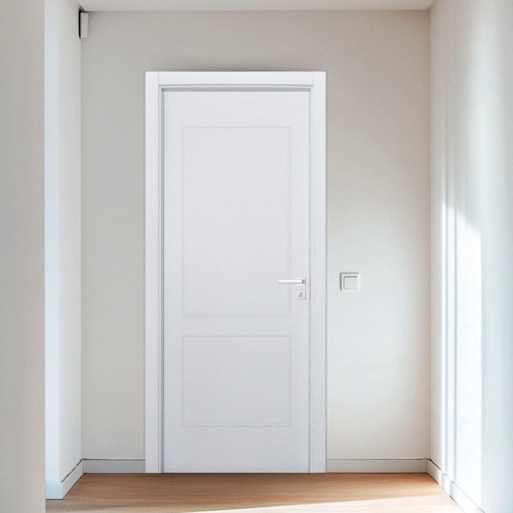 Porta Provençal Uv Batente Regulável 07 Cm a 13 Cm Guarnição 5 Cm 62 X 210 Esquerdo Branco