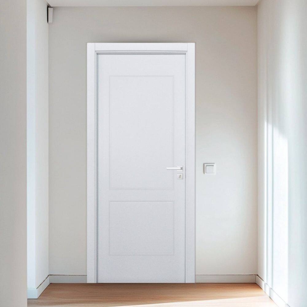 Porta Provençal Uv Batente Regulável 07 Cm a 13 Cm Guarnição 5 Cm 102 X 210 Esquerdo Branco