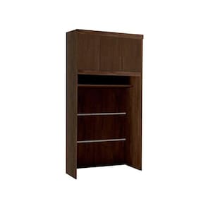 Módulo de Quarto Solteiro Armário Ponte Aéreo Criative c/ 3 Portas Avelã - Bianchi