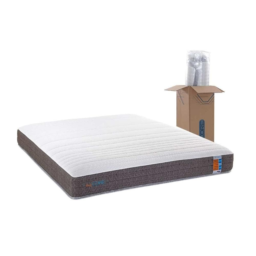 Colchão Queen Ortopédico a Vácuo Espuma KeppCore Bed in Bag (158x198x25) - Herval