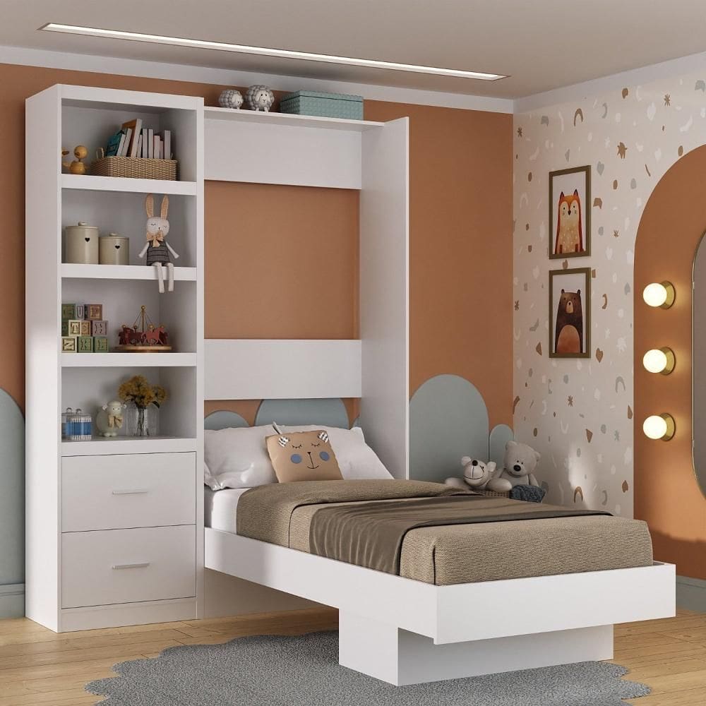 Cama Articulada Infantil/Juvenil com Estante
