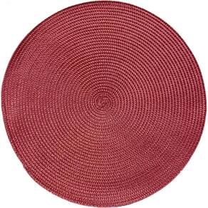 Kit 12 Americano Requinte Liso para Mesa Redondo 38cm