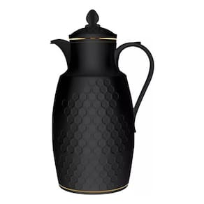Garrafa Térmica Lira Ampola Vidro Café 1l Preto Hauskraft