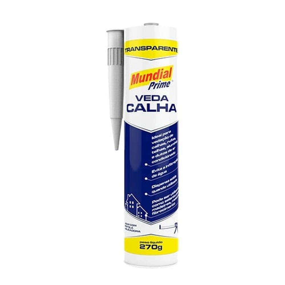Veda Calha 300ML Transparente Mundial Prime
