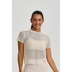 Blusa de Tela Costas Transpassadas Cajubrasil Off White