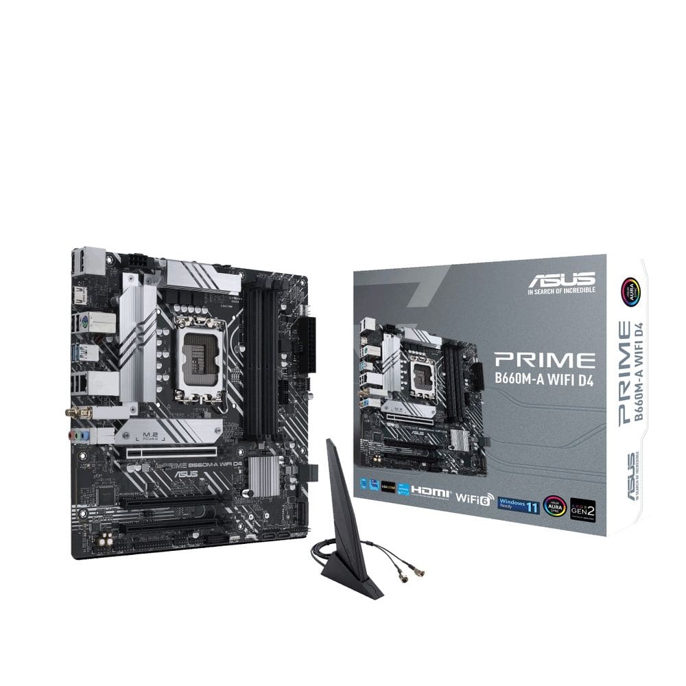 Placa-mãe ASUS Prime B660M-A WiFi D4 Intel LGA 1700 mATX