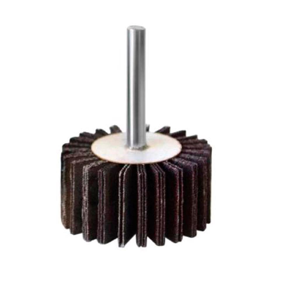 Lixa em Roda com Haste 1/4 G120 50 mm x 20 mm - Alcar MR0LN0013