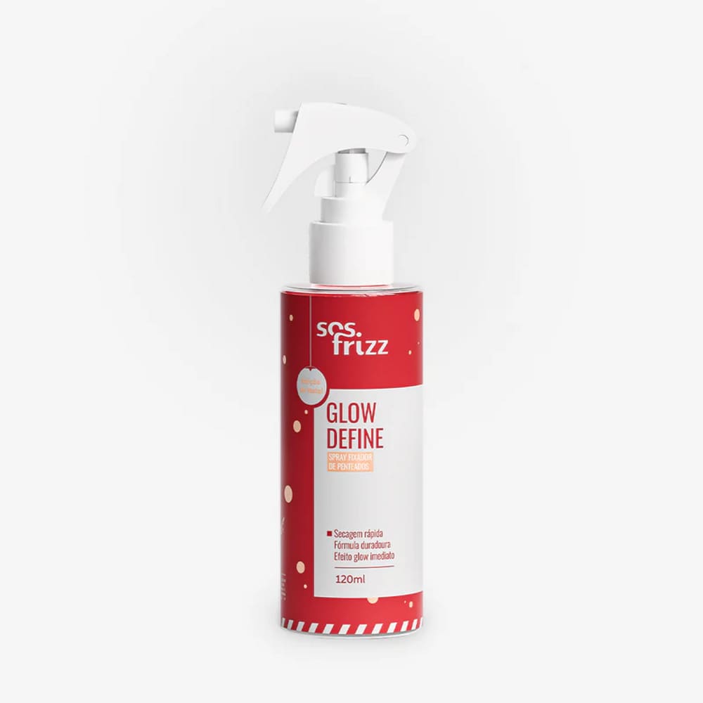 Glow Define Spray Fixador de Penteado 120ml - SOS Frizz