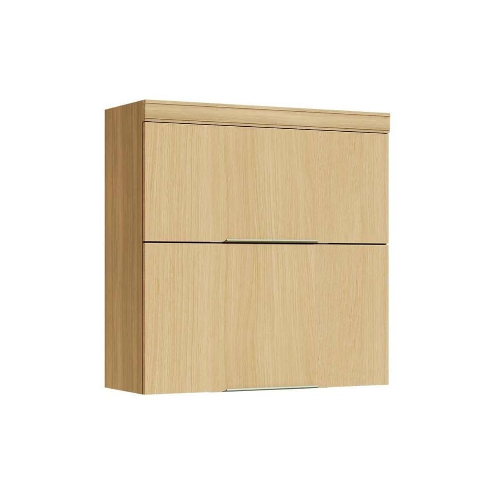Módulo Cozinha Nesher Marquesa Armário c/ 2 Portas Basculante 80 cm Nature - Nesher